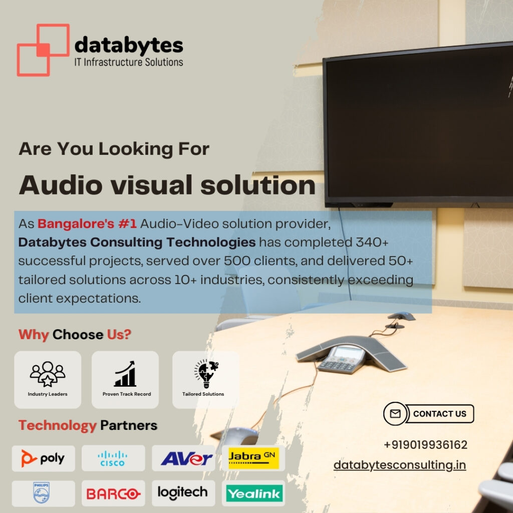 Leading Audio-Visual Solutions provider in Bangalore