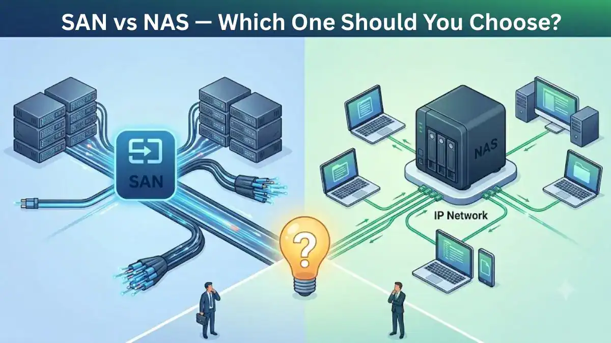 SAN vs NAS Difference Explained for Business Storage Solutions ...